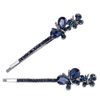 1PC French Butterfly Hair Barrettes and 2PCS Rhinestone Butterfly Hair Clips Bobby Pins Hairpins Accessory for Women (A #)