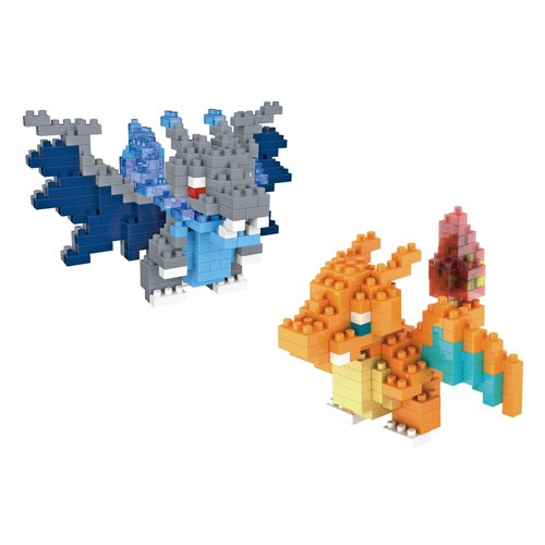 EBTY DREAMS Inc. - Set of 2 Lizardon X Educational DIY Model Mini Building Blocks