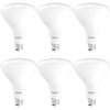 Sunco 6 Pack BR40 Light Bulb, LED Indoor Flood Light, Dimmable, 4000K Cool White, 1400 LM, E26 Base, Recessed Can Light, High Lumen, Flicker-Free - UL & Energy Star, 120W Equivalent 17W