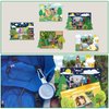 Beeveer 48 Packs Camp Picture Frame Craft Kits Camping Craft DIY Picture Frame Crafts Gifts Bulk with Camp Raccoon Stickers for Classroom Home Party Activities VBS Supplies