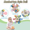 i diy Baby Toys 0-6-12 Months,Montessori Toys for babise 0-6-12-18 Months,Incl Pull String Toy & Shape Sorter & Stacking Baby Block & Manhattan Ball & Baby Blocks，Montessori Baby Toys for 1 + Year