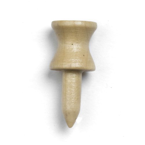 1" Inch Step Down Golf Tees | Made from Natural Hard Wood | Strong, Light Weight & Biodegradable Material | Pack of 100 - Natural