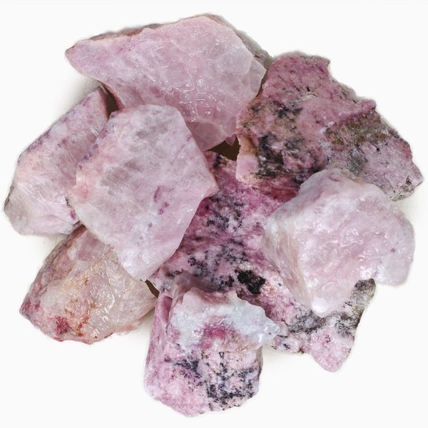 Hypnotic Gems Materials: 1/2 lb Rare Pink Petalite from Namibia - Rough Bulk Raw Natural Rocks and Crystals for Cabbing, Tumbling, Lapidary, Polishing, Wire Wrapping, Wicca & Reiki Crystal Healing