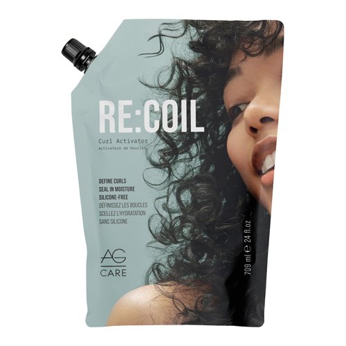AG Care Re:coil Curl Activator Curl Cream - Ultra Nourishing Curly Hair Cream for Defined, Healthy Curls, Limited Edition Refill, 24 fl Oz
