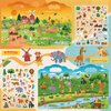 6Set Reusable Sticker Books for Kids,Puffy Sticker Books for Kids,Sticker Books for Toddlers 2-4,Toddler Sticker Books for Girls Boys Birthday Gifts Incl Animal,Farm,Princess,Vehicles,Ocean,Dinosaurs