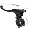 KAKO Clutch Brake Handle Lever Perch for Left Right 7/8" Black Universal Motorcycle Handlebar for Honda CR XL XR CRF XR80 XR100 CRF70 CRF50 CRF80 CRF100 CRF150 Pit Dirt Bike