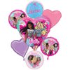 Barbie's Birthday Party Supplies Dream Together Foil Balloon Bouquet Decorations