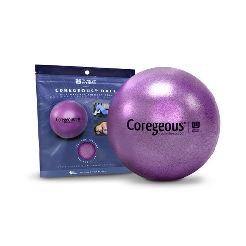 Tune Up Fitness – Coregeous Ball | Psoas Release Tool, Abdominal, Belly & Lower Back Release | Core Ball, Exercise Ball for Low Back, Stress & Digestive Relief, Improved Breathing & Sleep (Iris)