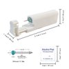 Disposable Self Use Nose Piercing Kit Safe Sterile Nose Piercing Gun Tool for Nose Piercing Hypoallergenic Nose Stud (Blue)