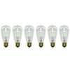 Satco S2413 40W 120V Cage Style Filament Vintage Style Incandescent Bulb, 6-Pack