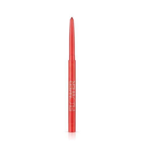 Flower Beauty Petal Pout Lip Liner - Smooth & Creamy Lip Liner with Pigment Rich Color, Prevents Feathering of Lip Color, Comes with Built-in Sharpener (Cherry)