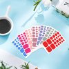YECIRALA 20 Sheets 440 Pcs Solid Toenail Polish Stickers Self Adhesive Toe Nail Wraps Nail Stickers Full Nail Wraps Toe Nail Polish Strips DIY Toe Nails Decals for Women Girls Gel Nail Strips