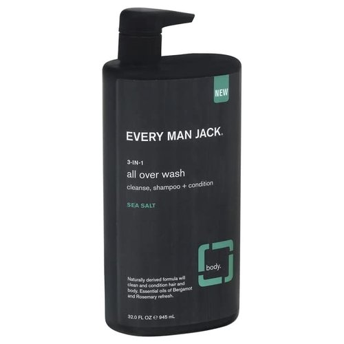 EVERY MAN JACK Sea Salt All Over Wash, 32 FZ