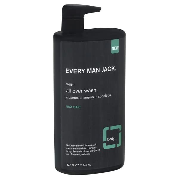 EVERY MAN JACK Sea Salt All Over Wash, 32 FZ