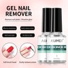 AIJIMEI 10ml Nail Glue Remover Gel Nail Gel Remover,Gel Remover For Nails Quickly Remove Professional Glue Off Nail Glue Remover for Nail Tips (2pcs)