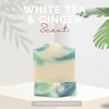 Dear Venus Handcraft Cold-Process Soap Bar, White Tea & Ginger Scent (1 pack,) Handmade Body and Face Soap For Men And Women, Vegan, Cruelty Free, Made in USA, 4.2oz - Fresh Collection