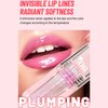 HUDABABY Transparent Warm Changing Pearl Lip Oil,Magic Color Changing Lip Oil,Moisturizing And Moisturizing Lip Gloss, Reducing Lip Lines,Hydrating Lip Glow Oil (01# Transparent Lip Oil)