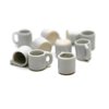 10 White Gray Coffee Mug Tea Cup Appro Size 1.2 Cm Dollhouse Miniatures Food Kitchen