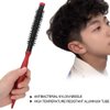 Small Mini Ultra Thin Aluminum Tube Nylon Bristles Styling Brush for Short Hair, Bangs, Beard, Lifting, and Curling (Number 3)
