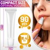 90Pcs Clear Lip Gloss Tubes - Travel Toothpaste Container Refillable Squeeze Tubes Clear Lip Gloss Containers Lip Balm Tubes Cute Lip Gloss Tubes - 10ml 0.34 oz Small Chapstick Tubes Empty Lip Gloss