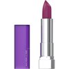 Maybelline Color Sensational Lipstick, Lip Makeup, Matte Finish, Hydrating Lipstick, Nude, Pink, Red, Plum Lip Color, Berry Bossy, 0.15 oz; (Packaging May Vary)