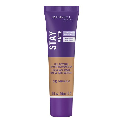 Rimmel Stay Matte Foundation, Warm Beige, 1 Fluid Ounce