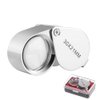 KINGMAS Pocket Jewelry Loupe 30x 21mm Jewelers Eye Magnifying Glass Magnifier
