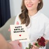 Qamza Naughty Adult Birthday Card for Wife Girlfriend Fiancee Couple Women, Funny Wife Girlfriend Fiancee Birthday Card Gift for Her