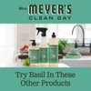 MRS. MEYER'S CLEAN DAY Exfoliating Body Scrub, Sugar Scrub that Leaves Skin Feeling Hydrated & Fresh, Made with Essential Oils, Basil, 8 oz
