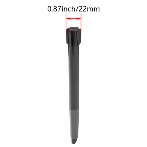 Utoolmart Chucking Reamer 22mm H7 Tungsten Carbide Lathe Machine Reamer Taper Shank Milling Cutting Tool for Metal Non-Ferrous Metal Copper 1pcs