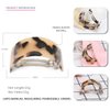 minkissy 4PCS Semicircle Ponytail Clip French Hair Barrettes Clip No Slip Jaw Clip Semi Circle Clip Ladies Hair Claw Tie Clamp Hair Barrettesfor Thick Hair