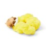 BT21 Dream of Baby SHOOKY Character Scrunchie Elastic Hair Tie Band Accessories for Women and Girls, Yellow/Brown