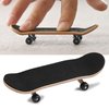 GLOGLOW Finger Skateboard, Wooden Mini Fingerboard Finger Toy with Wooden Board Professional Bearing and Wheel for Adults and