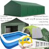 LANUCN Waterproof Tent Repair Tape Kit - PVC Coated Surface and Ultrastrong Sticky Tenacious Clear Tape, Fabric Repair Tape for Canvas Repair Tape, RV Awning Repair Tape etc.