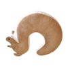 Cartoon U Shape Travel Pillow Car Neck Support Rest Cushion for Airplane Bus Train Home Office Soft Plush,Brown Squirrel