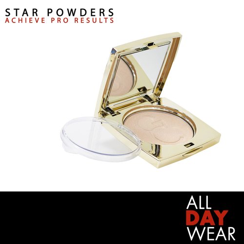 Gerard Cosmetics Star Powder Highlighter Grace | Pearlescent White Highlighter Makeup for Glowing Skin | Professional Facial Luminizer | Cruelty Free | Made in the USA