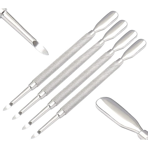OdontoMed2011 Nail Cleaner Cuticle Pusher' Manicure Pedicure Tool,4 Pcs ODM