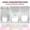 PULLING OIL Collagen Face Mask, Collagen Mask Deep Collagen Anti Wrinkle Lifting Mask Collagen Mask Overnight - 4 Pack
