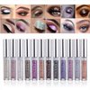 Glitter Eyeshadow,Liquid Shimmer Glitter Metallic Eyeliner Makeup,Long Lasting,Quick-Drying,Gel-Based Formula,Multi-Dimensional Eye Looks Eye Shadow Kits Gift
