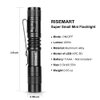 RISEMART Keychain Flashlight, Small Mini Pocket Led Pen Light Super Bright EDC Waterproof 3.5inch Portable with Clip and AAA Battery (Pack of 4) for Inspection, Hiking, Camping