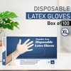 AroPaw Medium Disposable Powder Free Latex Gloves, Pack of 100