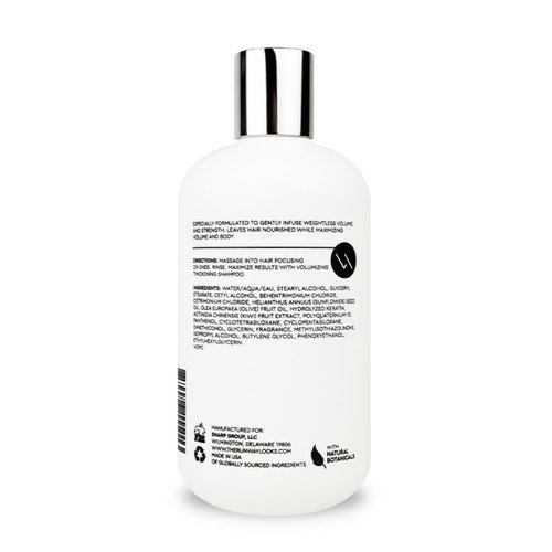 The Runway Looks Volumizing Conditioner, Infused with Keratin & Kiwi Extract For Fullness and Shine, For All Hair Types (12oz)