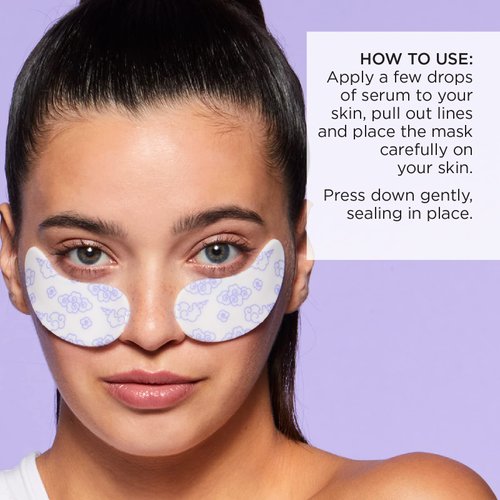 Pacifica Reusable Mask – Under Eye Mask Silicone Face Mask for Fine Lines & Dark Circles, Pair with Serum, Storage Tin Included, Vegan & Cruelty-Free, 2 Pieces
