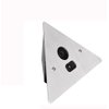 DIYSecuritycameraworld H.264 1920x1080P 2.0MP IP Network NightVision Corner Mountable Camera 12VDC Support Audio P2P, Mobile Phone View. Prefect for Elevator, Inside Room. with PoE Function