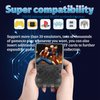 WYGaming R40S Pro+ Handheld Game Console, 30000 in 1 Games Mini Retro Video Console, 3.5-Inch IPS Screen,256GB TF Memory Memory,Built in 45+ Emulators,3800mAh Battery (Transparent Black 256G)
