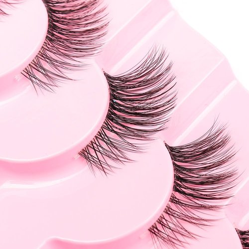 Half Lashes Corner False Eyelashes Faux Lashes 10mm Natural Daily Look Eye Lashes Handmade Soft Reusable 7 Pairs Lashes Wholesale Pack