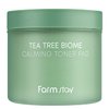 FARMSTAY Tea Tree Biome Calming Toner Pad - Gentle Exfoliating Daily Face Toner Pad, Exfoliation with PHA, 140ml / 70 Pads