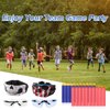 TiopLior Party Supplies Compatible with Nerf Guns, 12 Sets Boys Birthday Favors Included 240 Foam Bullets, Face Mask and Tactical Glasses for Two Teams War Favors Guns Toy Gift for Kids Party Favors