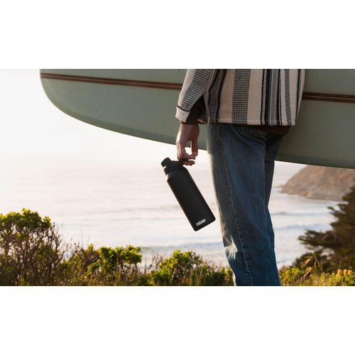 CamelBak Chute Mag 40oz Vacuum Insulated Stainless Steel Water Bottle, Black