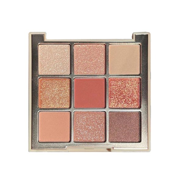 GHFCZOO Rose Gold Dark Brown Colorful neutral Eyeshadow Palette Makeup,9Color Matte Shimmer Natural Smokey Eye Eyeshadow palettes Highly Pigmented Neutral Long Lasting Waterproof (11#)